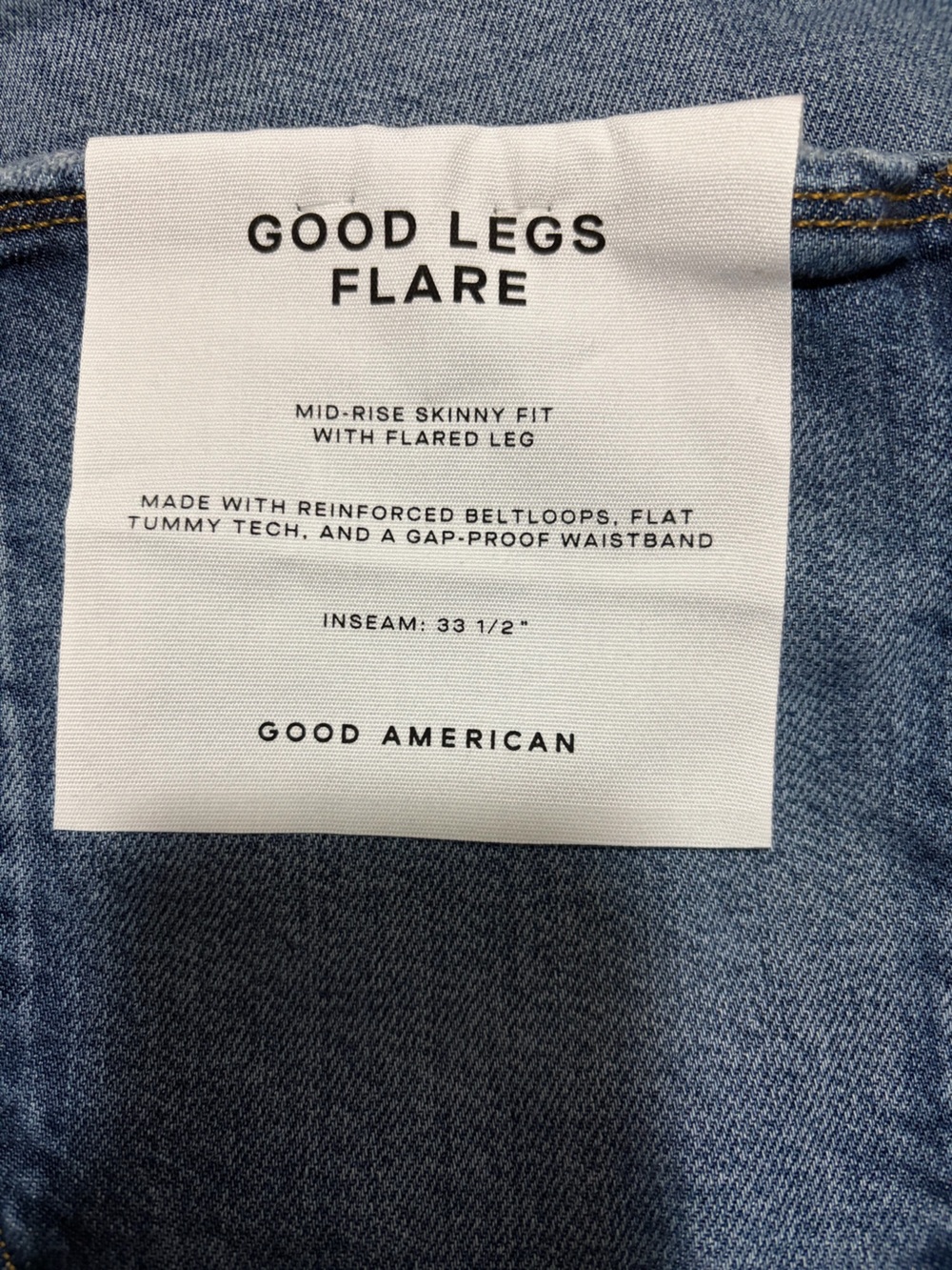 Good American Good Legs Flare Jeans – NWT – Size 26 Plus - Picture 3 of 9